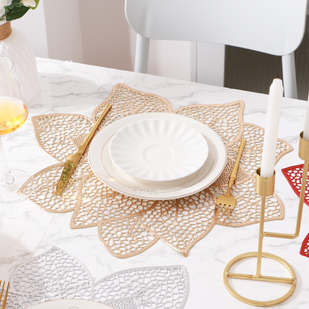 Elementos de primavera patrón de flores de PVC estampado