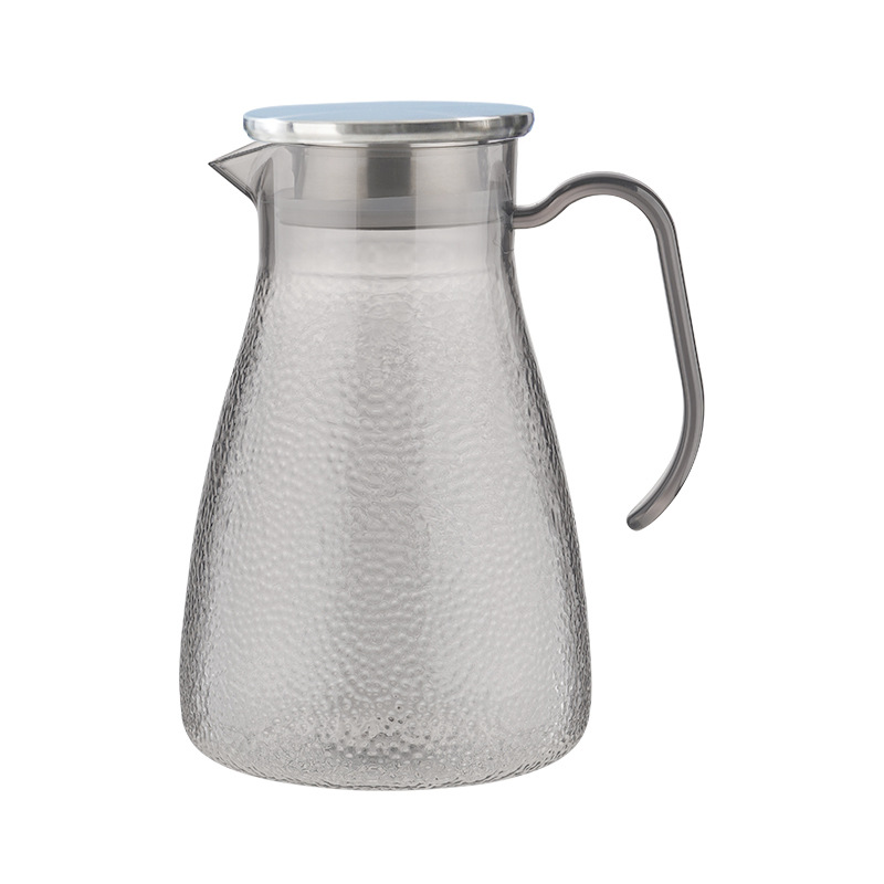 Jarra de agua fría de acrílico, jarra de agua fría de plástico, gran capacidad, resistente al calor, adecuada para restaurantes, uso doméstico, preparación de té, preparación en frío comercial.