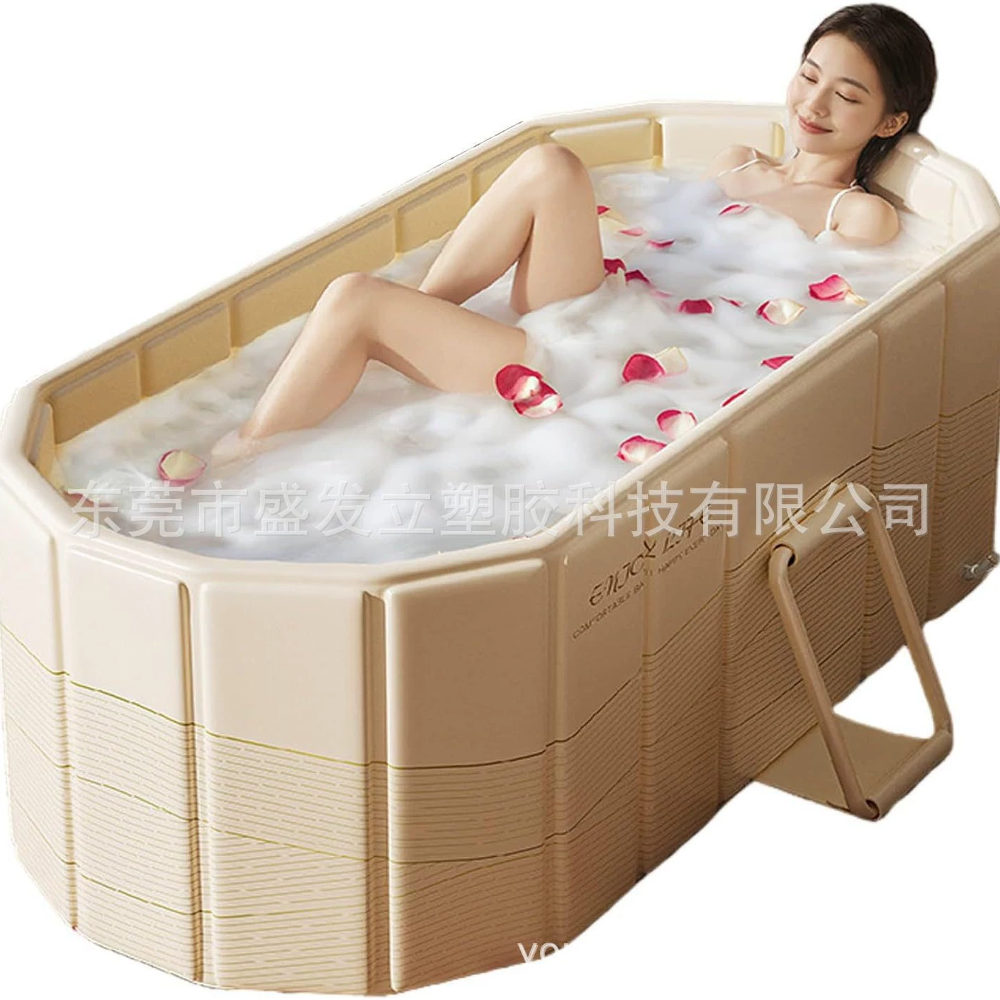 Надувное ведро для ванны с постоянной температурой, увеличенная складная большая ванна, антирастягивающаяся фибровая доска, бытовое ведро для ванны с откидной спинкой для взрослых