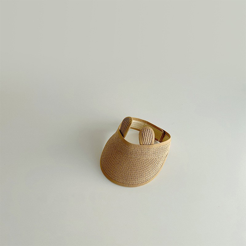 Bebé sol sombrero bebé sombrero verano niños sol sombrero niñas sombrero superior vacío sombrero de paja niños playa sombrero