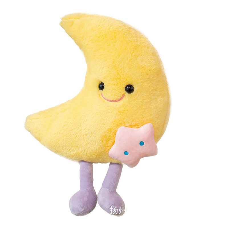 Ins red luna nube almohada niños dormir muñeca regalo sofá tatami ventana salediza decoración cojín