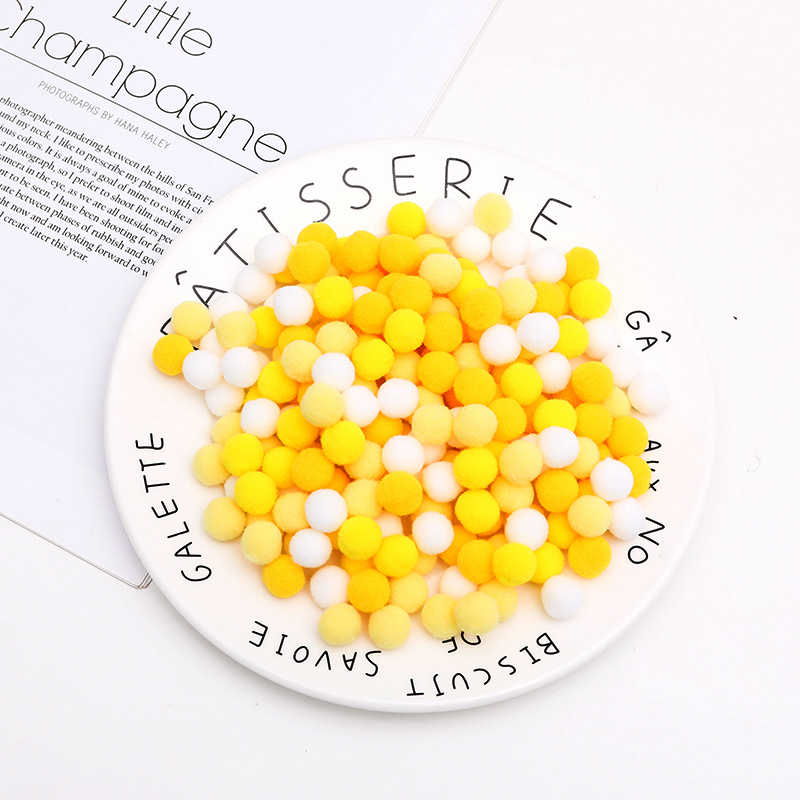 Bola de lana spot poliéster color tamaño peluche bricolaje accesorios hechos a mano juguetes de alta elasticidad bola de lana envío gratis