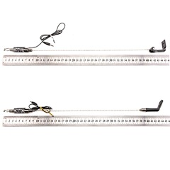 European fishing alarm rocker, sea rod signal, stainless steel night fishing sound and light receiver, fishing gear accessories wholesale