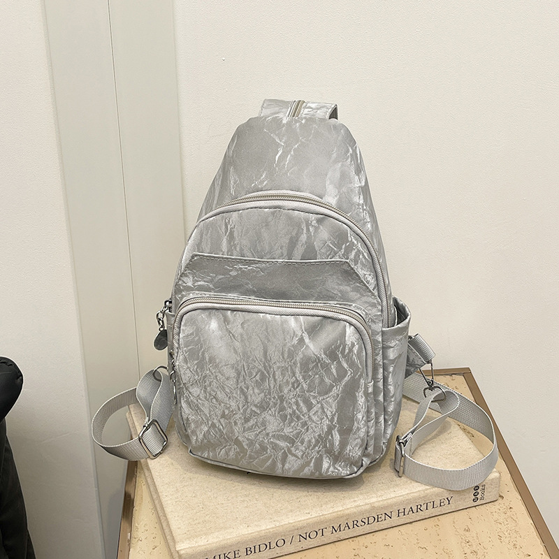 2024 nueva moda multifuncional multifuncional mochila casual pequeña para mujeres tres bolsas de pecho ligeras bolsas de hombro multicapa