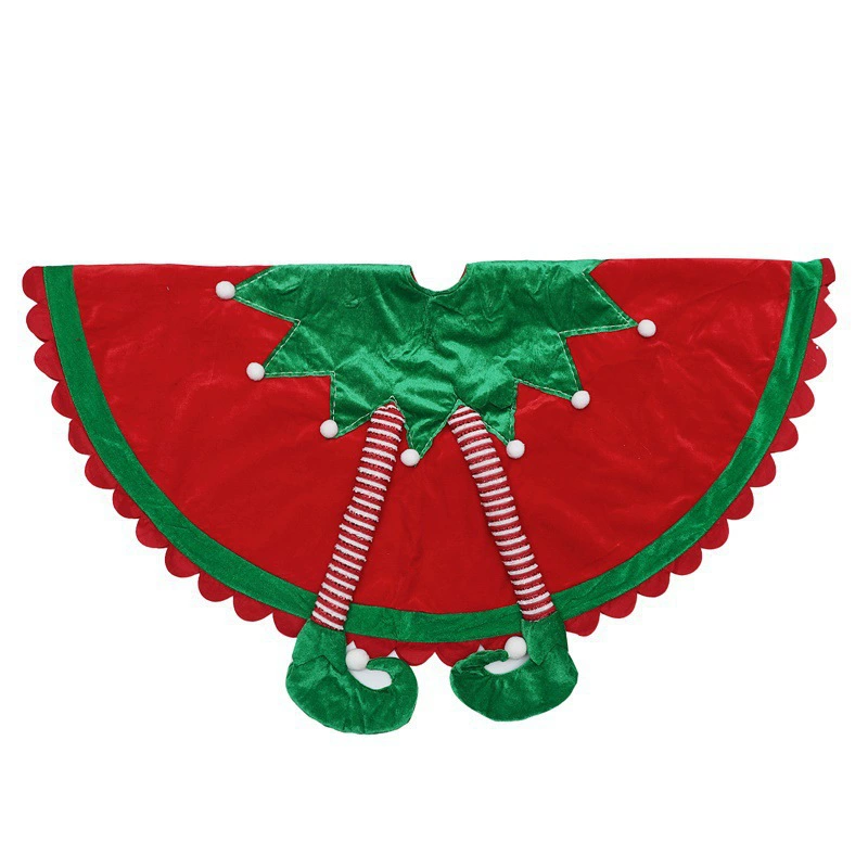 Краcный поделник ногами эльфа