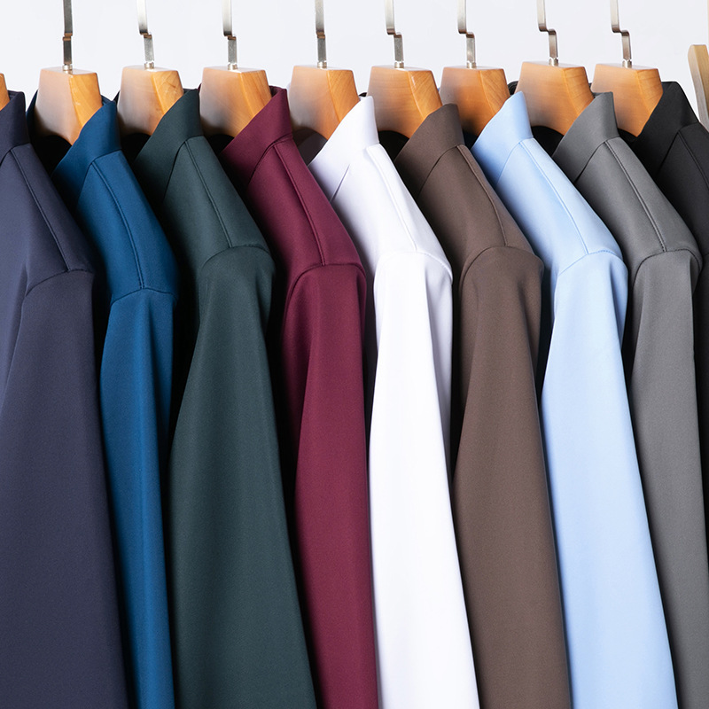 24 크로스보더 겨울 남성용 긴팔 플러스 벨벳 두꺼워진 셔츠 남성용 고급 캐주얼 비즈니스 따뜻한 아빠 셔츠