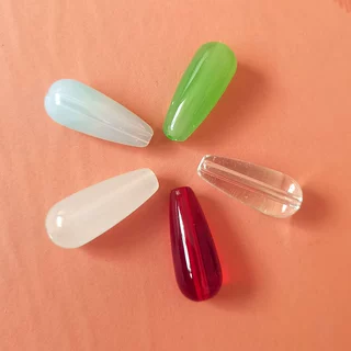 20*9mm水滴珠水晶珠帘diy手工门帘配件散珠子