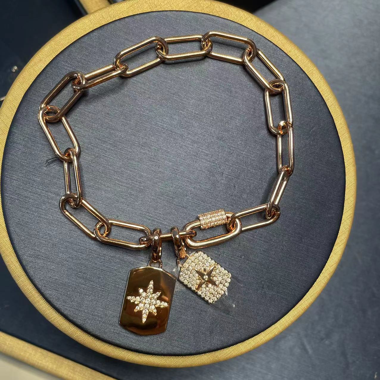 Fashion Star Copper Star Zircon Bracelets