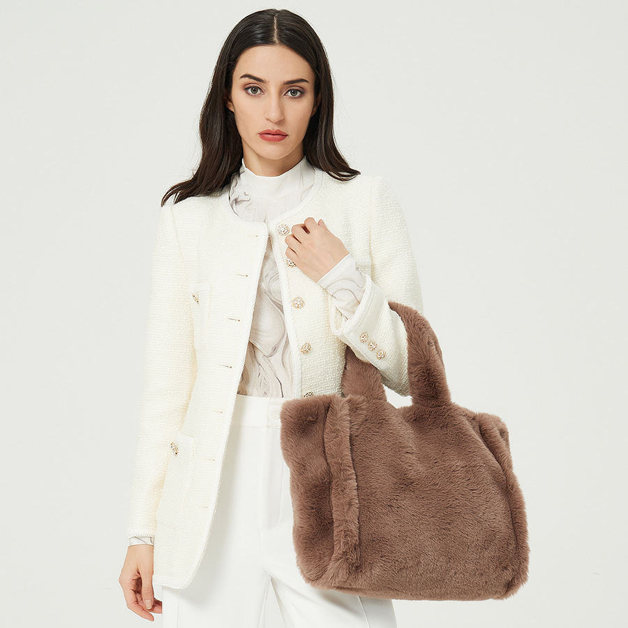 Schoudertassen voor dames Nieuwe Europese en Amerikaanse eenvoudige okseltassen op de markt Handtassen in effen kleuren Trendy casual klassieke draagtassen_voghion.com