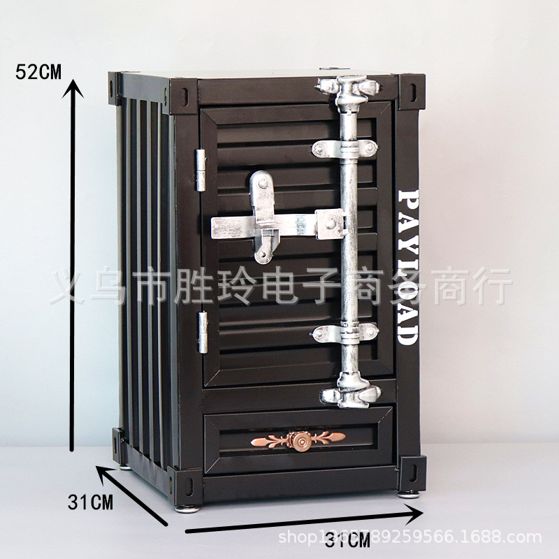 2261 낮은 서랍 검정