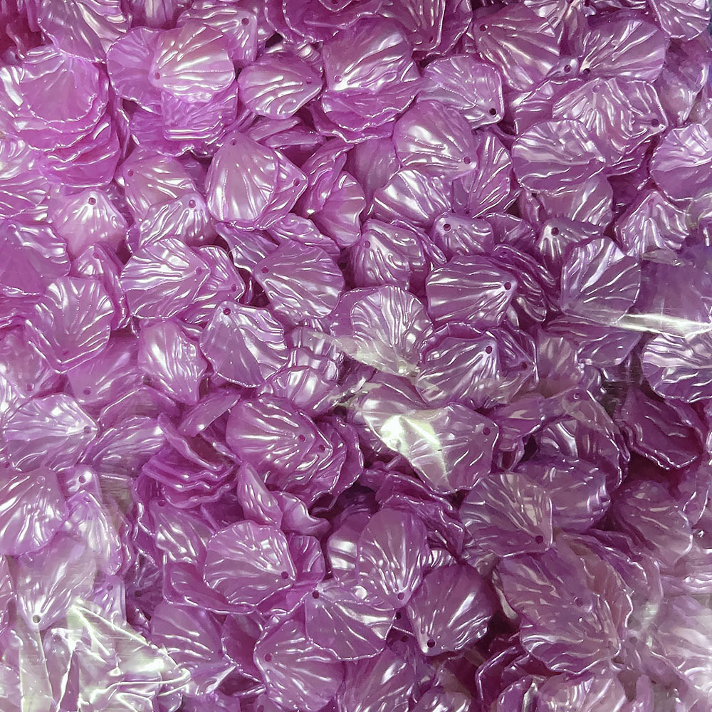 Hoja de col material acrílico DIY material pinza de pelo hecha a mano accesorios de fabricación de tocado perlas sueltas perlas