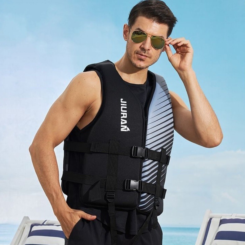 Life Jacket Adult Professional Grade Boat Diving and Floating Fishing Men's Swimming Surfing Rafting Buoyancy Vest Vest Life Jacket Adult Professional Grade Boat Diving and Floating Fishing Men's Swimming Surfing Rafting Buoyancy Vest Vest