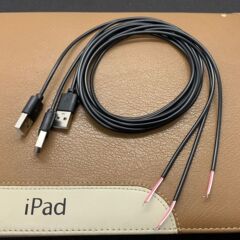 Usb延長線2芯純銅usb単頭線オスメス黒電源中継ケーブル卸売り