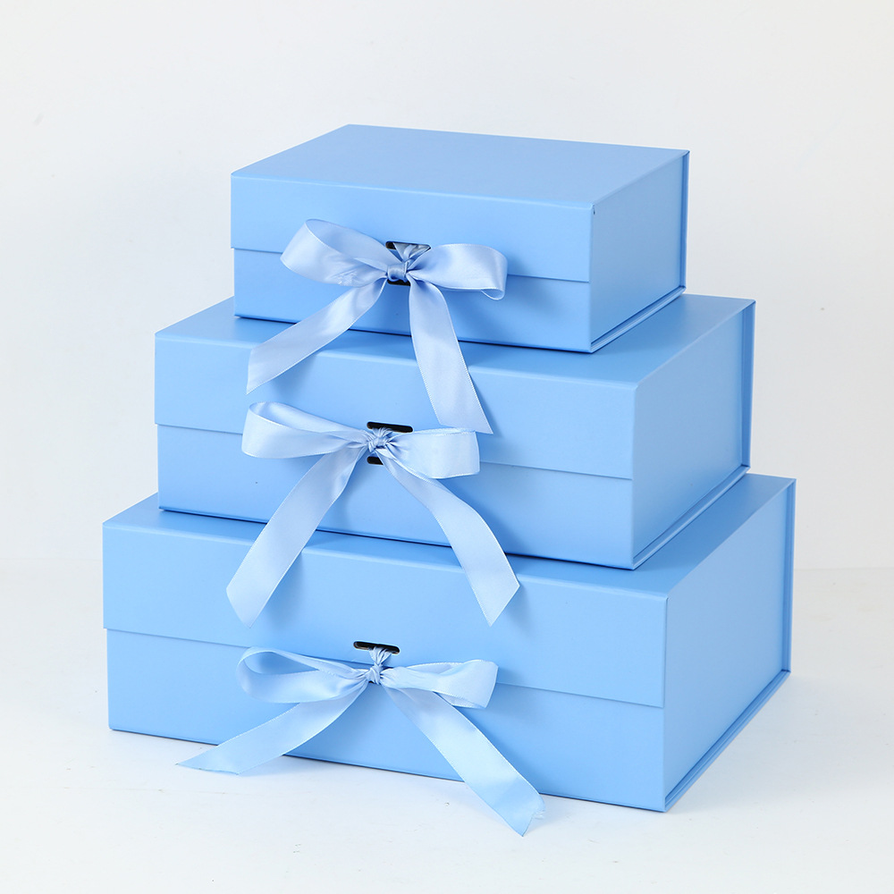 Caja plegable de impresión de estampado de oro transfronteriza una pieza de caja plegable caja de embalaje flip caja de regalo de vacaciones caja de almacenamiento