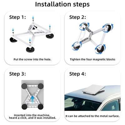 Roof rack – 66mm heat-resistant portable mount
