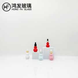 工厂现货 10ml双葫芦瓶 精油瓶滴管瓶精华瓶香水瓶 化妆品分装瓶