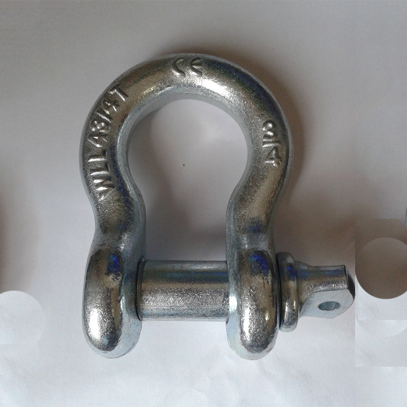 美式弓型卸扣 高强度起重卸扣链条连接器U型卡环锁扣钢扣