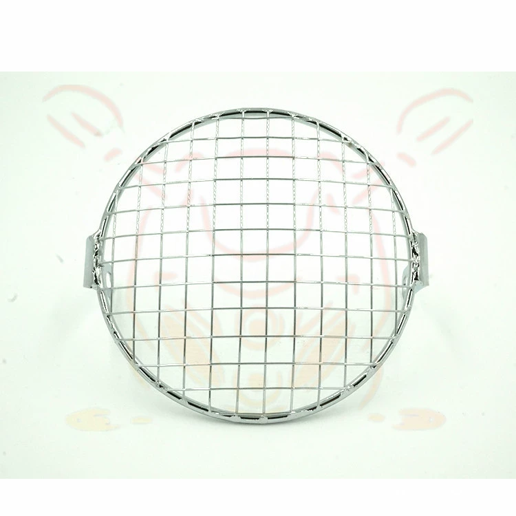 CG125 модифицированная ретро-фара GN125 ретро серебряная оболочка круглая фара аксессуары для мотоциклов решетка фары