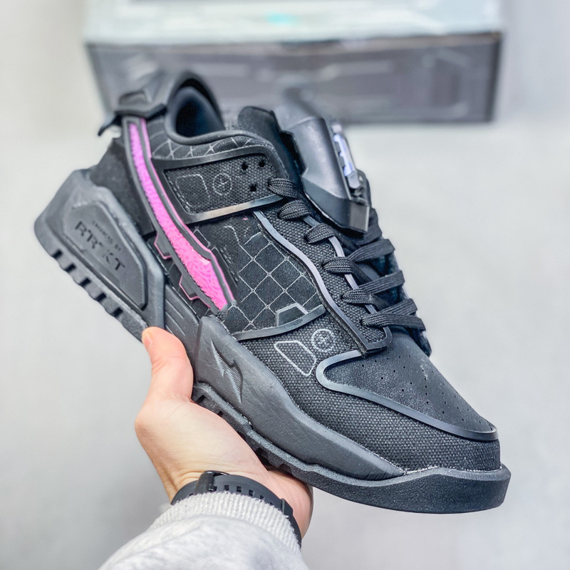 Dunk Genesis Basketball Shoes Technology Functional Metaverse Ghost Gray Ice Blue Low-Top Practical Sports Shoes