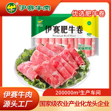 伊赛牛肉批发 国产优选肥牛卷商用1斤 火锅食材牛肉生鲜500g