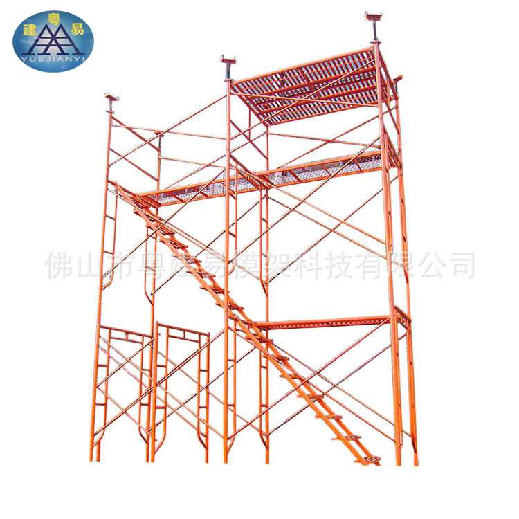 施工镀锌活动架 门式脚手架 梯形架移动建筑工地高空作业架