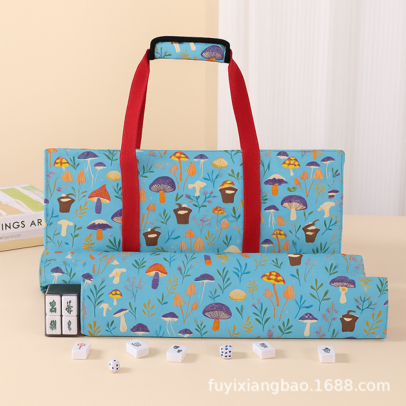 Customized Mahjong Bag Three-Piece Set, Portable Travel Makeup Bag, Large Capacity Storage Makeup Bag, Mahjong Storage Bag