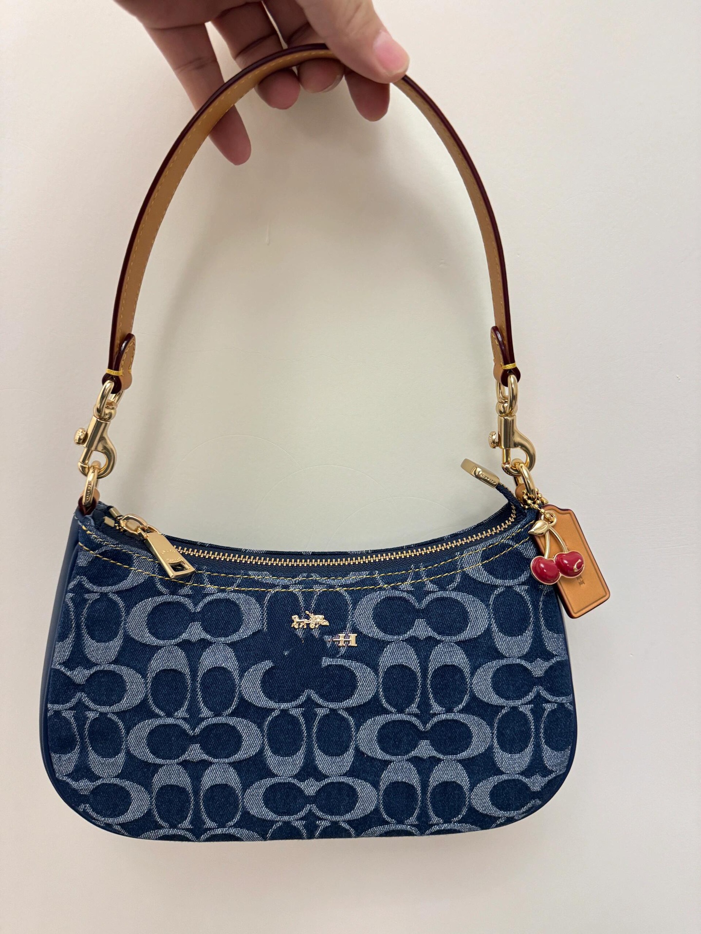 Kou Jia nuevo bolso de axila de luna nueva Teri24 bolso de mahjong de cadena de presbicia retro bolso de hombro de todo fósforo de moda