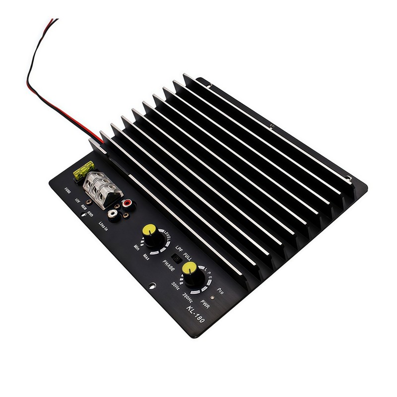 12V 車の非破壊オーディオ修正 1000 ワットハイパワー KL-180 シングルサブウーファーアンプボード|undefined