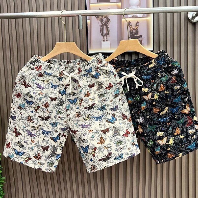 Casual Loose Shorts Trendy Youth Brand Five-Point Shorts Stylish Mid-Length Shorts 2025 Summer New Men's Colors
