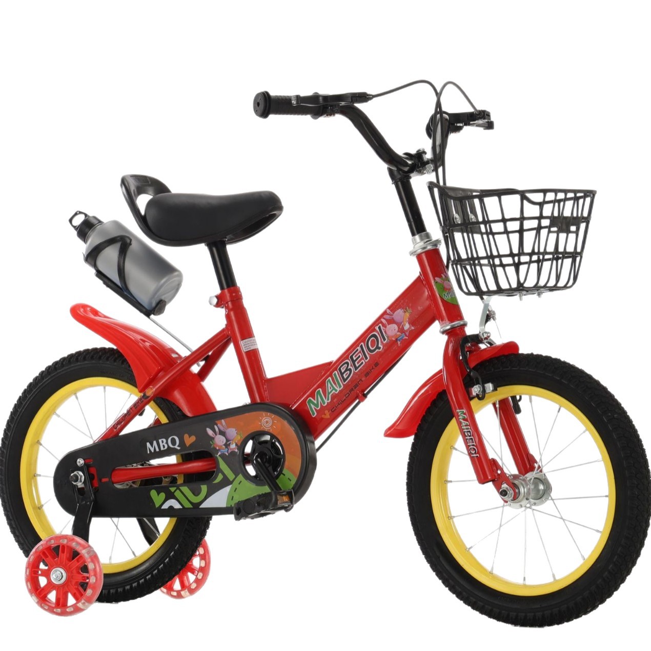 Nuevas bicicletas infantiles de 3 a 6 años con ruedas auxiliares para bebés de 12 a 18 pulgadas bicicleta deportiva para estudiantes de primaria image 6