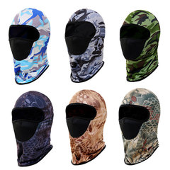 Men's Ice Silk Head Cover Sun Mask Summer Motorcycle Outdoor Fishing Face Baseini Riding Mask Sunshade Full Face Hat