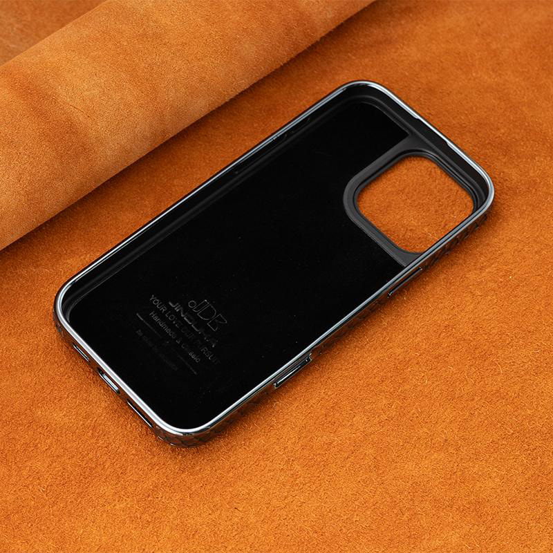 Ốp lưng điện thoại iPhone 12–16 in hình rắn, bao toàn bộ, chống rơi, mạ điện sang trọng — 【Vân rắn màu nâu sẫm★Quy trình mạ da], 【Vân rắn màu nâu nhạt★Quy trình mạ da], 【Vân rắn màu đen★Quy trình mạ da], 【Vân rắn màu xanh lam★Quy trình mạ da] chi tiết 6