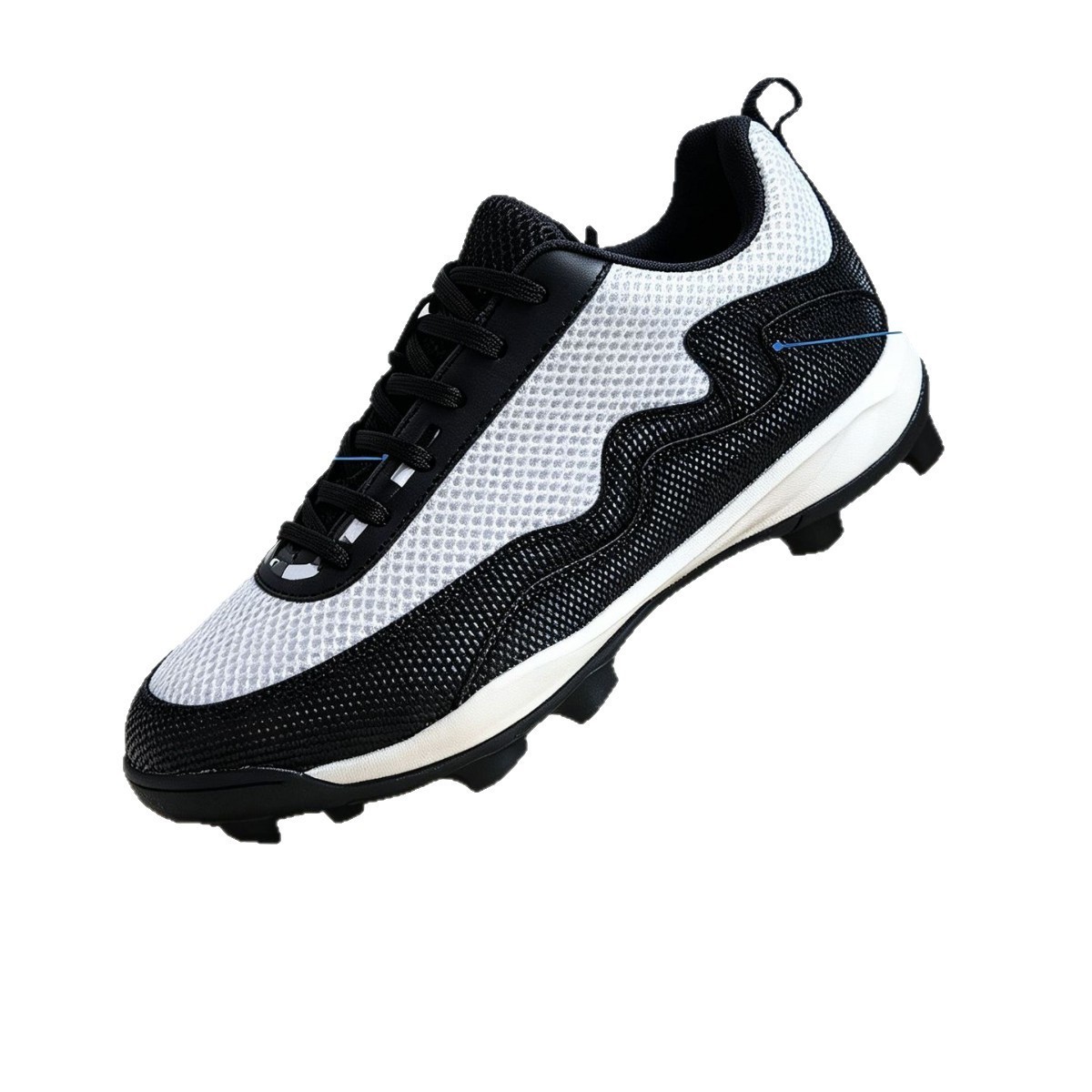 Children's Baseball Shoes with Low-Top Design and Rubber Spikes, Suitable for Boys and Girls, Professional Softball Cleats, Non-Slip and Wear-Resistant