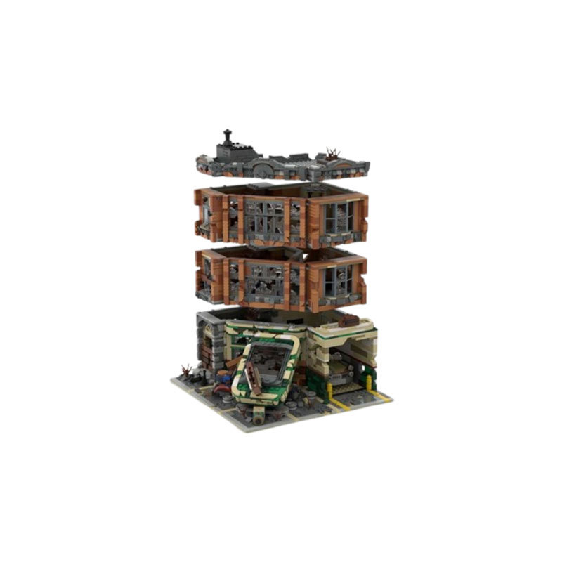 Architectural Cityscape Small Particle Building Blocks Set_voghion.com