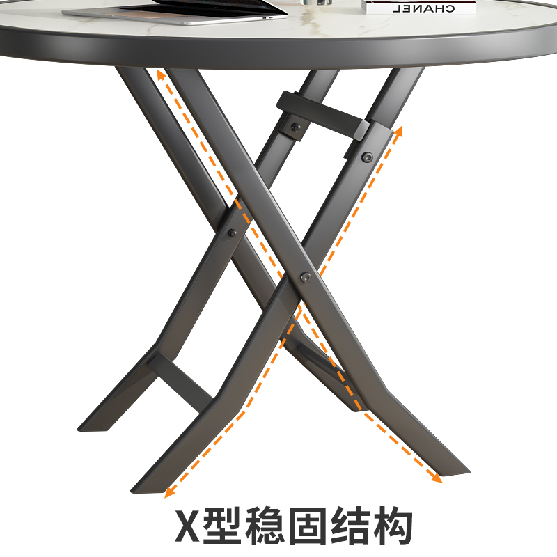 叠四方桌出租房用小餐桌简约可叠桌子便携户外圆桌小型|undefined