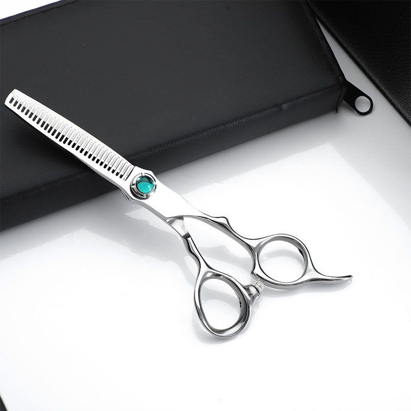 Directo de fábrica de acero inoxidable de 6 pulgadas tijeras de peluquero tijeras de 11 piezas profesional diente plano tijeras de adelgazamiento herramientas de peluquería traje