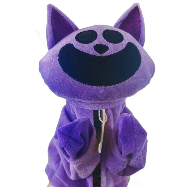 Cross-border smiling critters horror smile animal doll orange cat purple cat boxing interactive doll wholesale