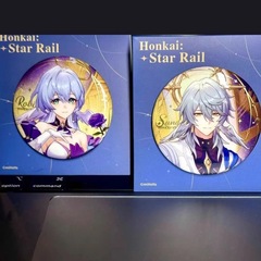 星穹鉄道75mmバー双閃バッジ知更鳥沙金花火黄泉崩壊レーザー谷子