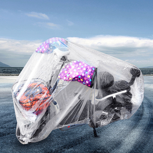 Electric Scooter Dustproof and Waterproof Cover Disposable Motorcycle Raincoat Car Cover Sunshade Protective Case Universal