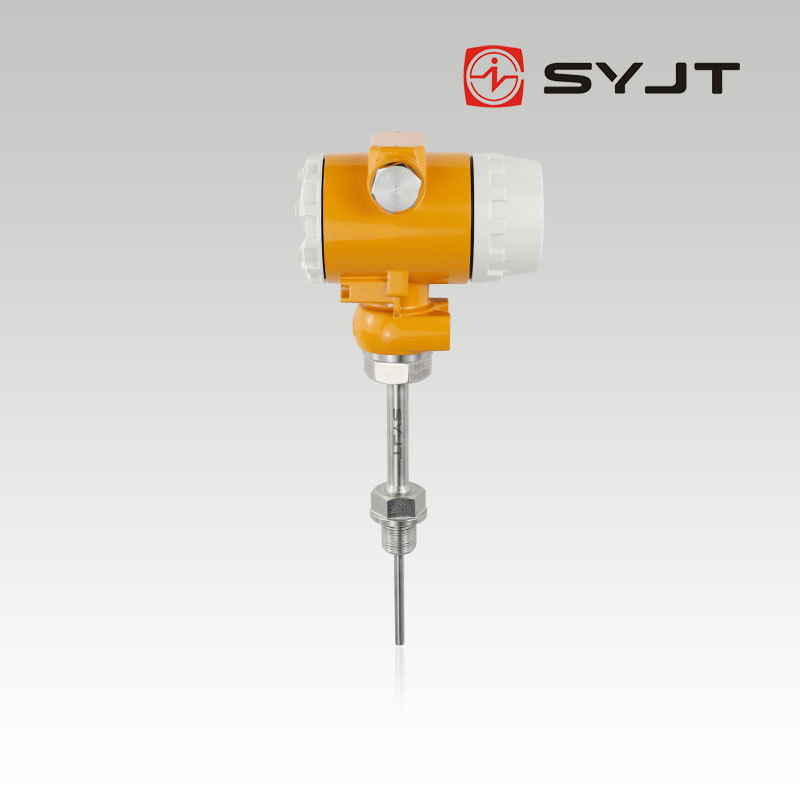 上仪集团一体插入式温度变送器数显热电阻温度传感器4-20mA