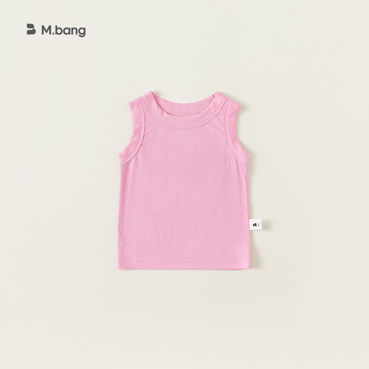 Chaleco para niños verano niñas color sólido camisola casual bebé sin mangas camiseta top XY24035