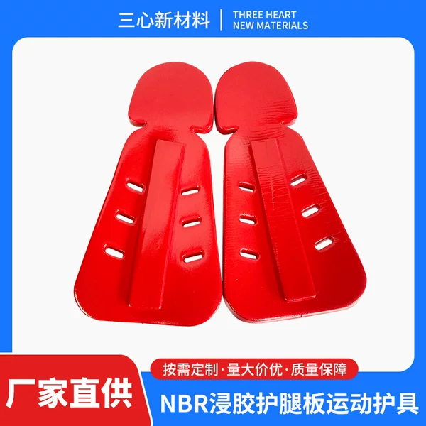 Customizable Nbr Rubber-Coated Boxing Shin Guards, Pu Foam, Adult and Children's Taekwondo Training Shin Guards