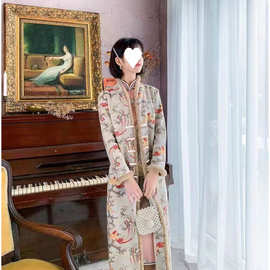 改良旗袍2024新款冬天旗袍年轻款旗袍名媛时尚