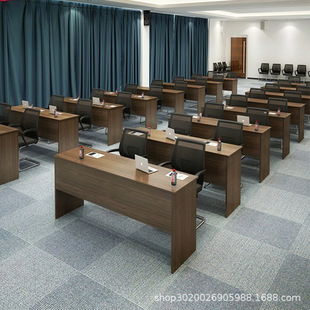 Staff Training Table Simple Modern Double Three-Person Long Table Company Office Conference Room Learning Institution Desks and Chairs