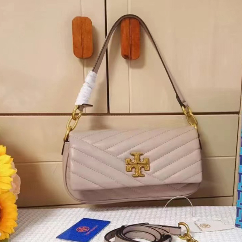 Tortyburch 新しいバゲットバッグ、ラムスキン脇の下バッグ、ファッショナブルで多用途なシングルショルダークロスボディバッグ、ポータブルスモールスクエアバッグ|undefined