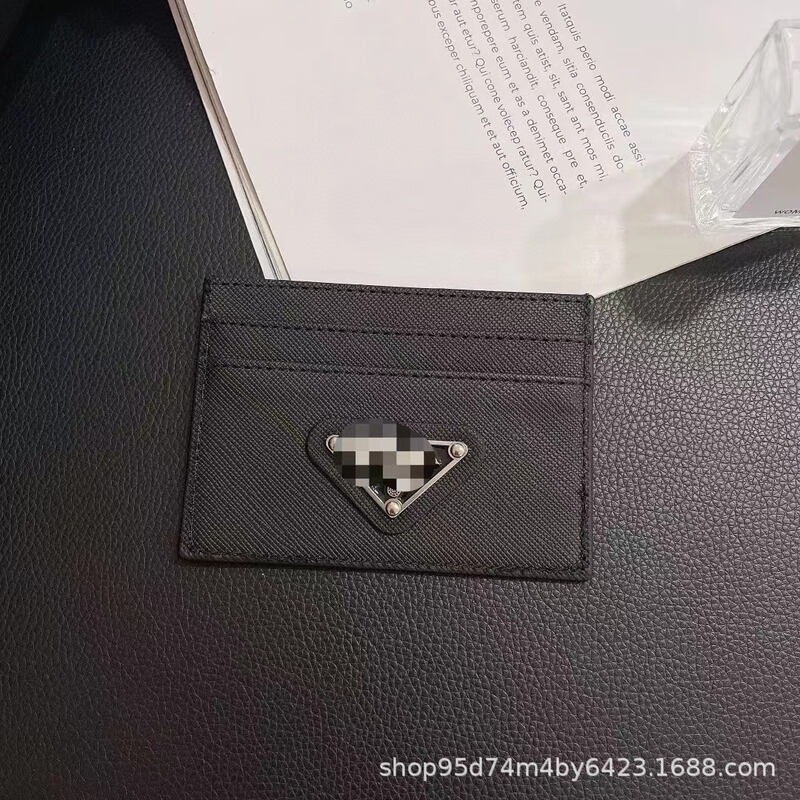 Factory Direct Wholesale Card Holder, Card Case, Storage Bag, Wallet, 5-Card Multi-Card Leather Pu Regular Style Padded Card Holder, Big Brand