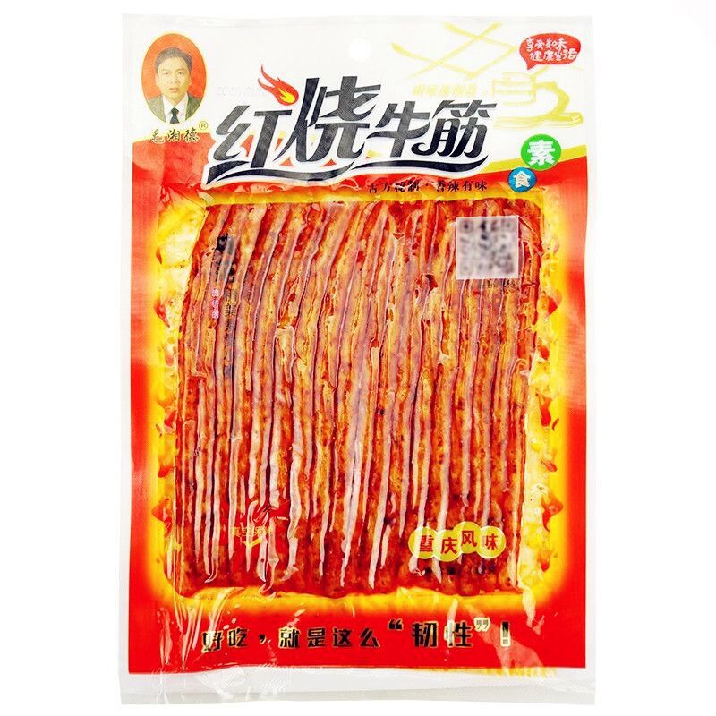 毛湘德红烧牛筋辣条102g重庆风味怀旧零食休闲素食小吃香辣条