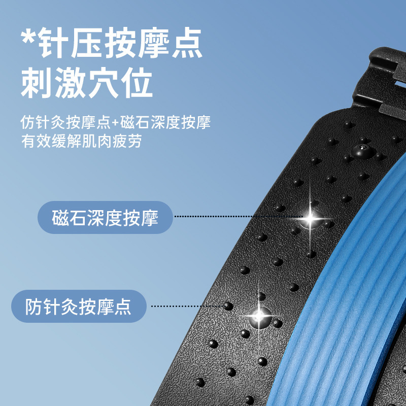 La parte de la protrusión lumbar de la placa de cintura superior elevación relajante disco de jorobada masaje estiramiento soporte de estiramiento