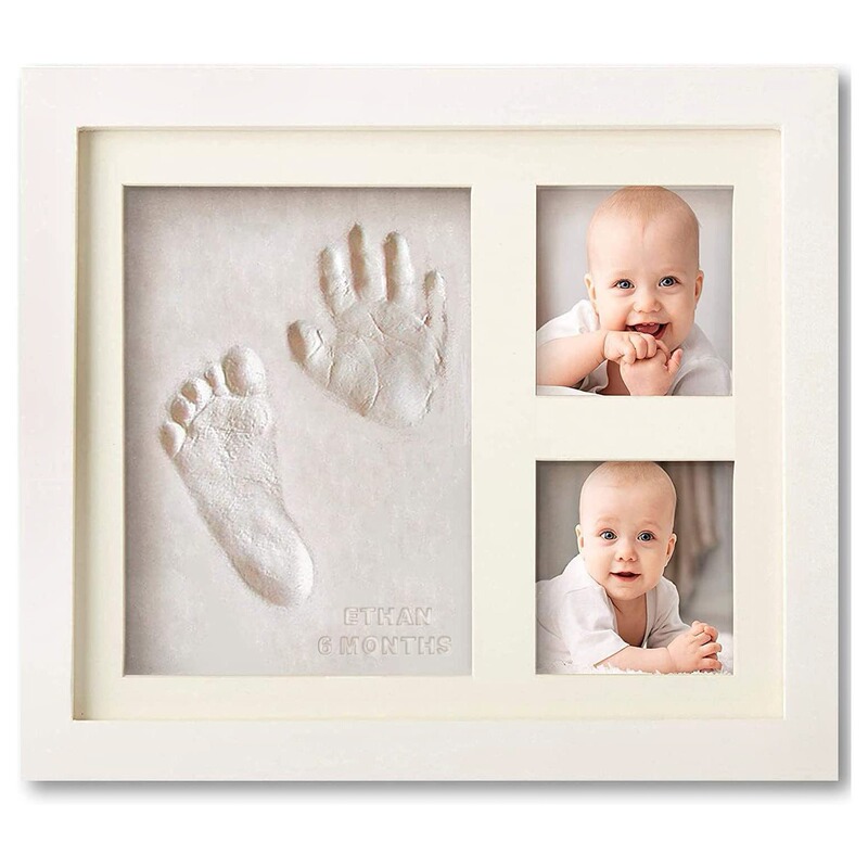 Baby Birth Hand Footprint Pet Footprint Ink Mask Commemorative Photo Frame DIY Gift Commemorative Photo Frame Table