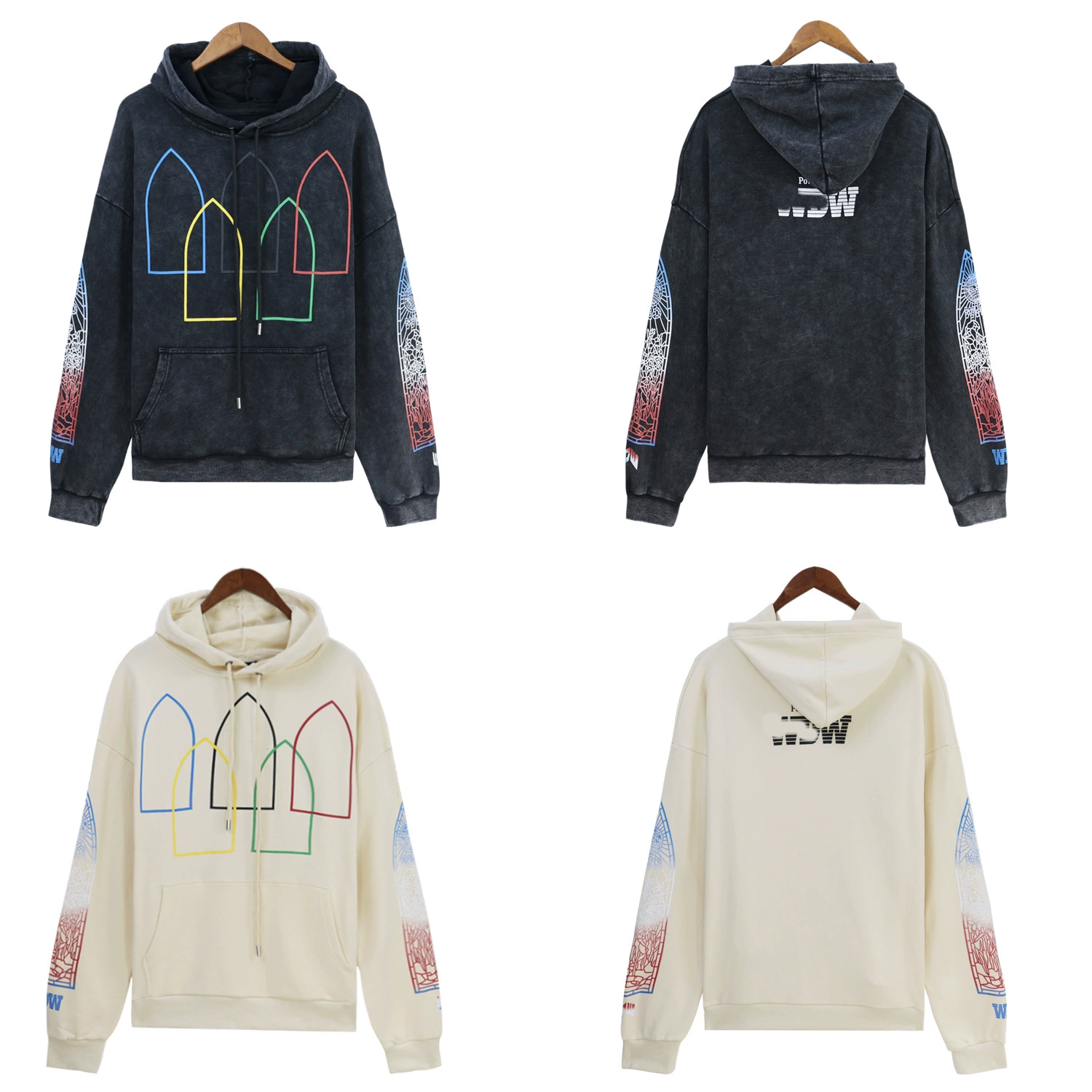 Старая вода толстовка с капюшоном Who DecidesWar дизайн тяжелой печати для мужчин свободное спортивное повседневное свитер